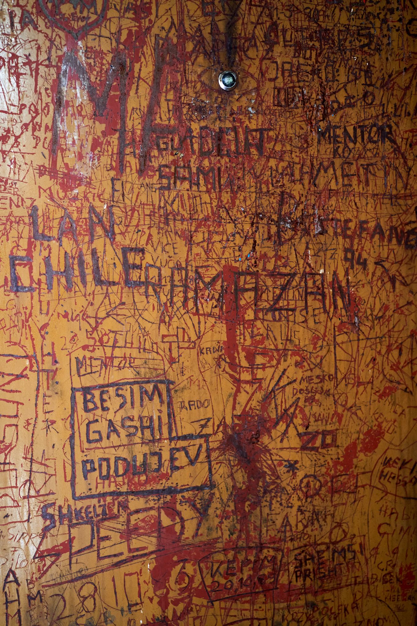 Zellentür Innenseite