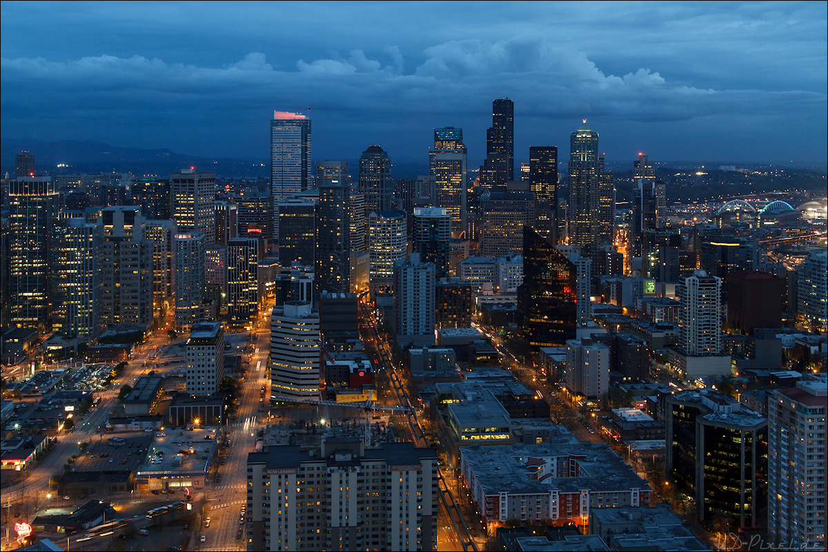 Seattle in dusk